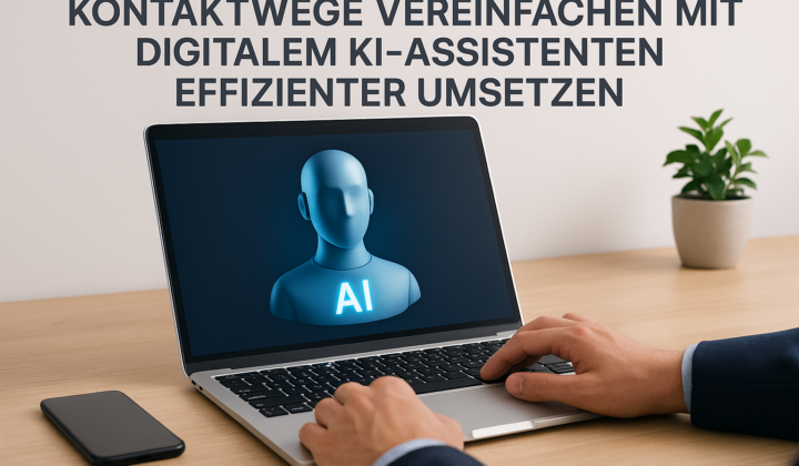 Kontaktwege vereinfachen mit digitalem KI-Assistenten effizienter umsetzen