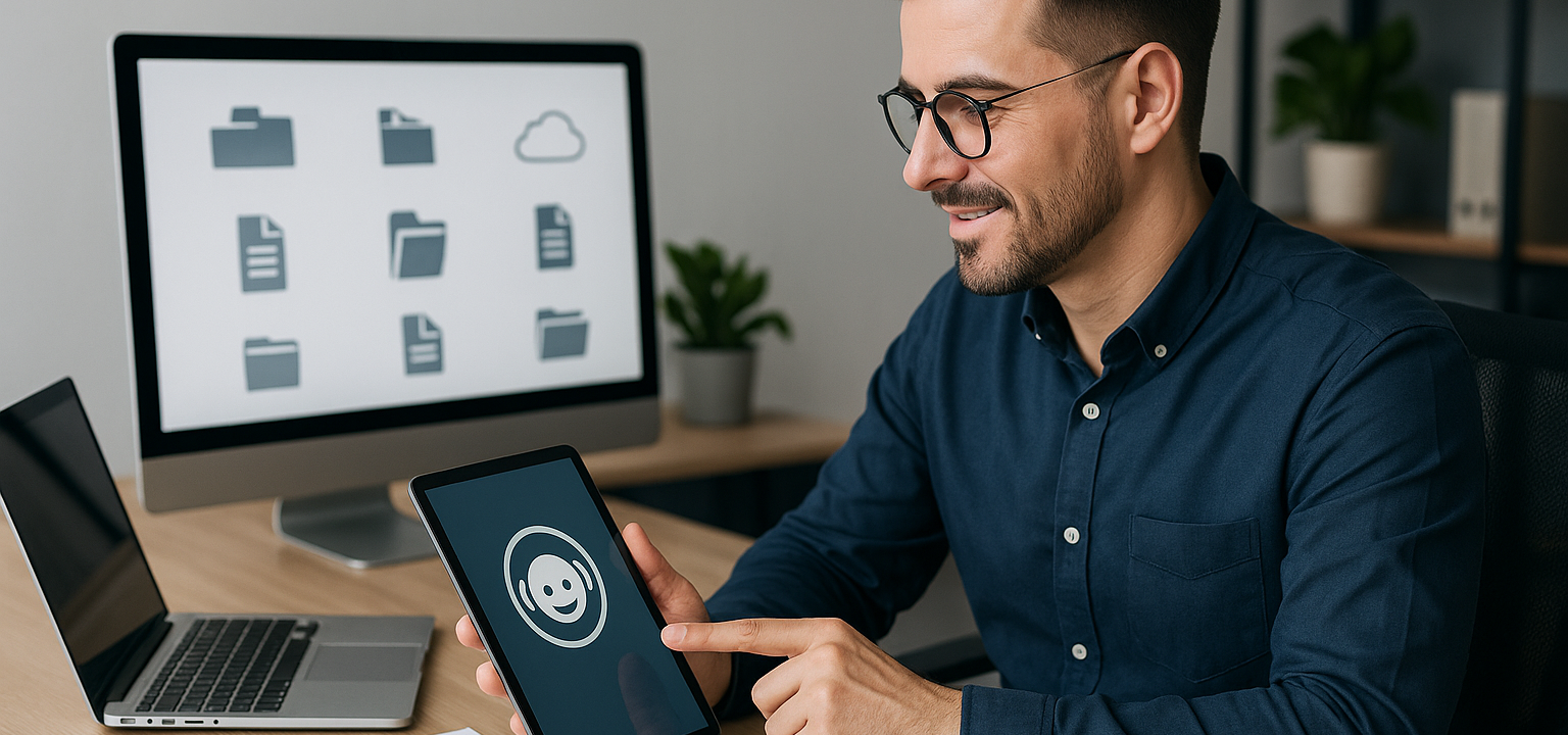 Papierloses Büro einrichten mit digitalem Assistenten effizienter umsetzen