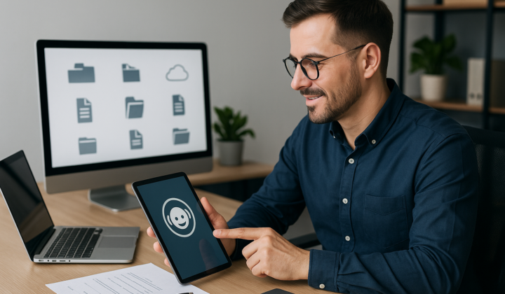 Papierloses Büro einrichten mit digitalem Assistenten effizienter umsetzen