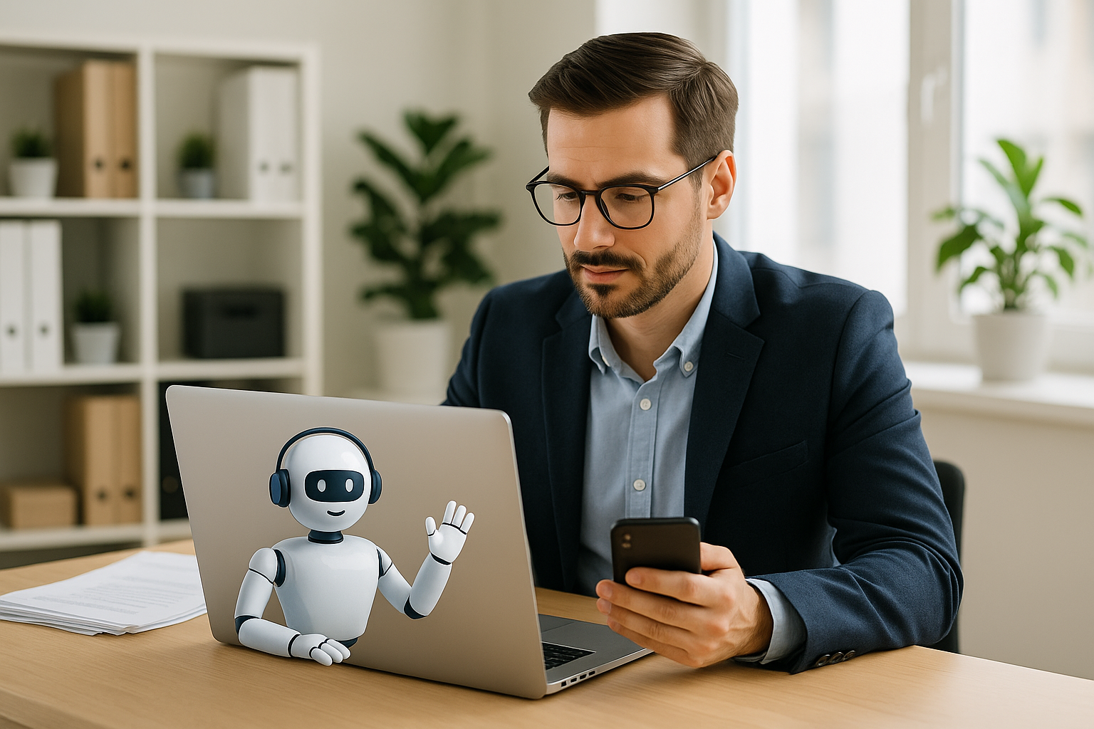 Papierloses Büro umsetzen mit digitalem Assistenten besser vorbereiten